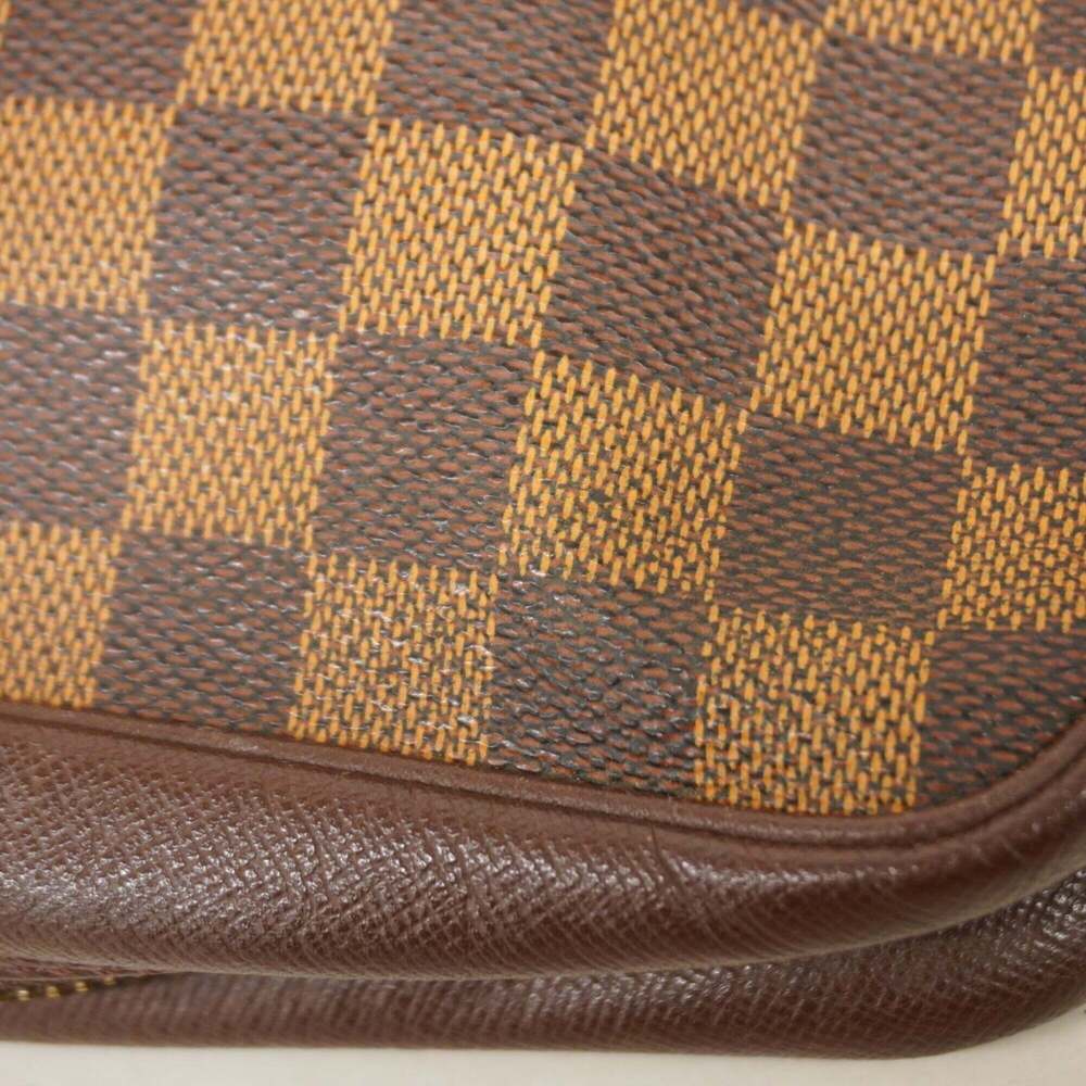 LOUIS VUITTON Authentic Brown Damier Pouch - Picture 9 of 10